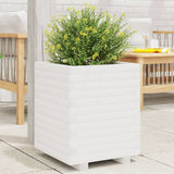 VidaXL Planning box 40x40x49.5 cm Solid pine white