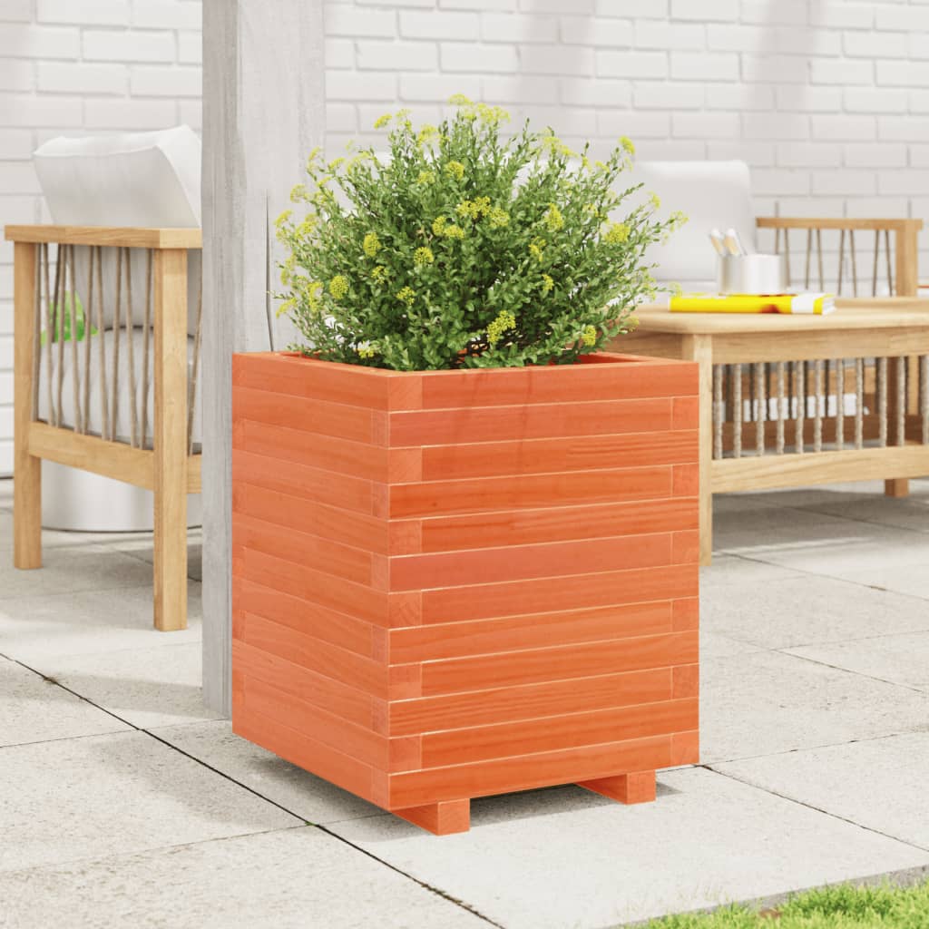 Vidaxl Planter Big 40x40x49,5 cm pevná borovice.