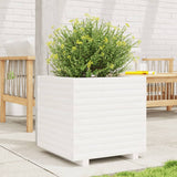Plánovací box Vidaxl 50x50x49,5 cm pevná borovice bílá