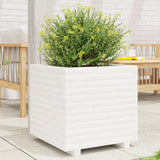 Plánovací box Vidaxl 50x50x49,5 cm pevná borovice bílá