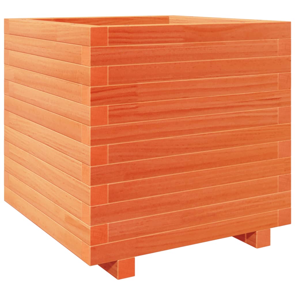 Plánovací box Vidaxl 50x50x49,5 cm pevná borovice promývá hnědá