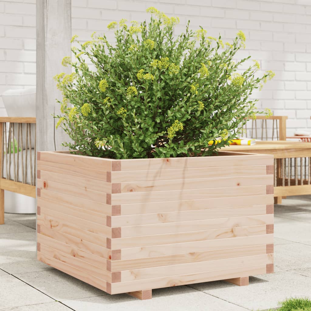 Vidaxl Planning Box 70x70x49,5 cm pevná borovice