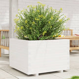 VidaXL Planning box 70x70x49.5 cm Solid pine white