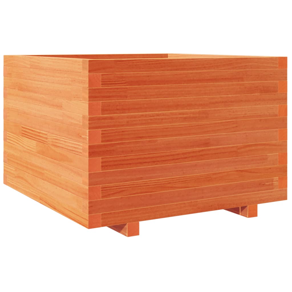 VidaXL Planter Big 70x70x49.5 cm Solid pine wash brown