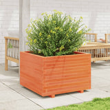 VidaXL Planter Big 70x70x49.5 cm Solid pine wash brown