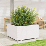 Plánovací box Vidaxl 90x90x49,5 cm pevná borovice bílá