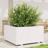 Plánovací box Vidaxl 90x90x49,5 cm pevná borovice bílá