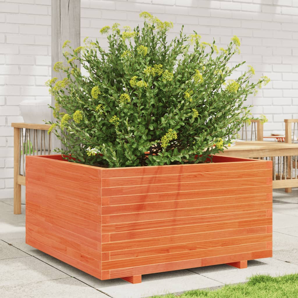 Plánovací box Vidaxl 90x90x49,5 cm pevná borovice