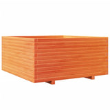 Plánovací box Vidaxl 100x100x49,5 cm pevná borovice promývá hnědá
