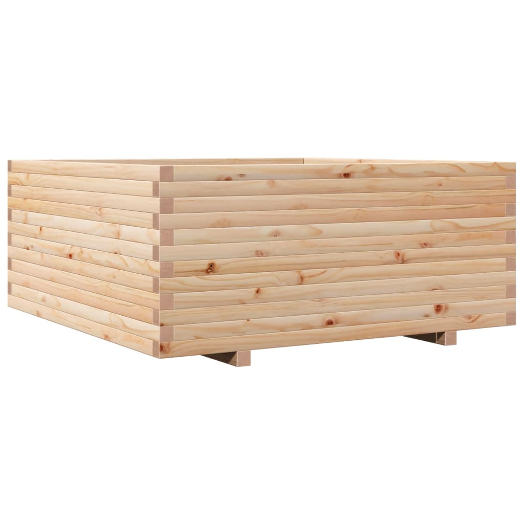 VidaXL Planning box 110x110x49.5 cm Solid pine