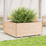 VidaXL Planning box 110x110x49.5 cm Solid pine