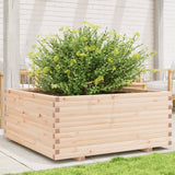 VidaXL Planning box 110x110x49.5 cm Solid pine