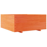 Vidaxl Planning box 110x110x49.5 cm Solid pine wax brown
