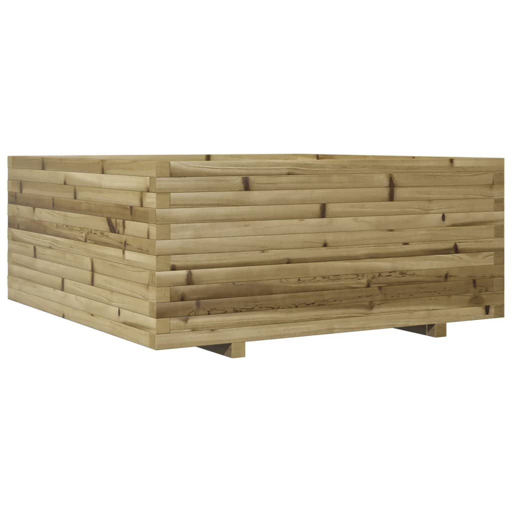 Casella di pianificazione Vidaxl 110x110x49.5 cm Pine impregnato