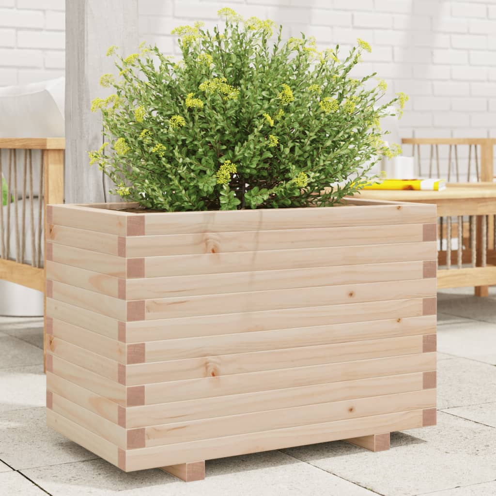 VidaXL Planning box 70x40x49.5 cm Solid pine