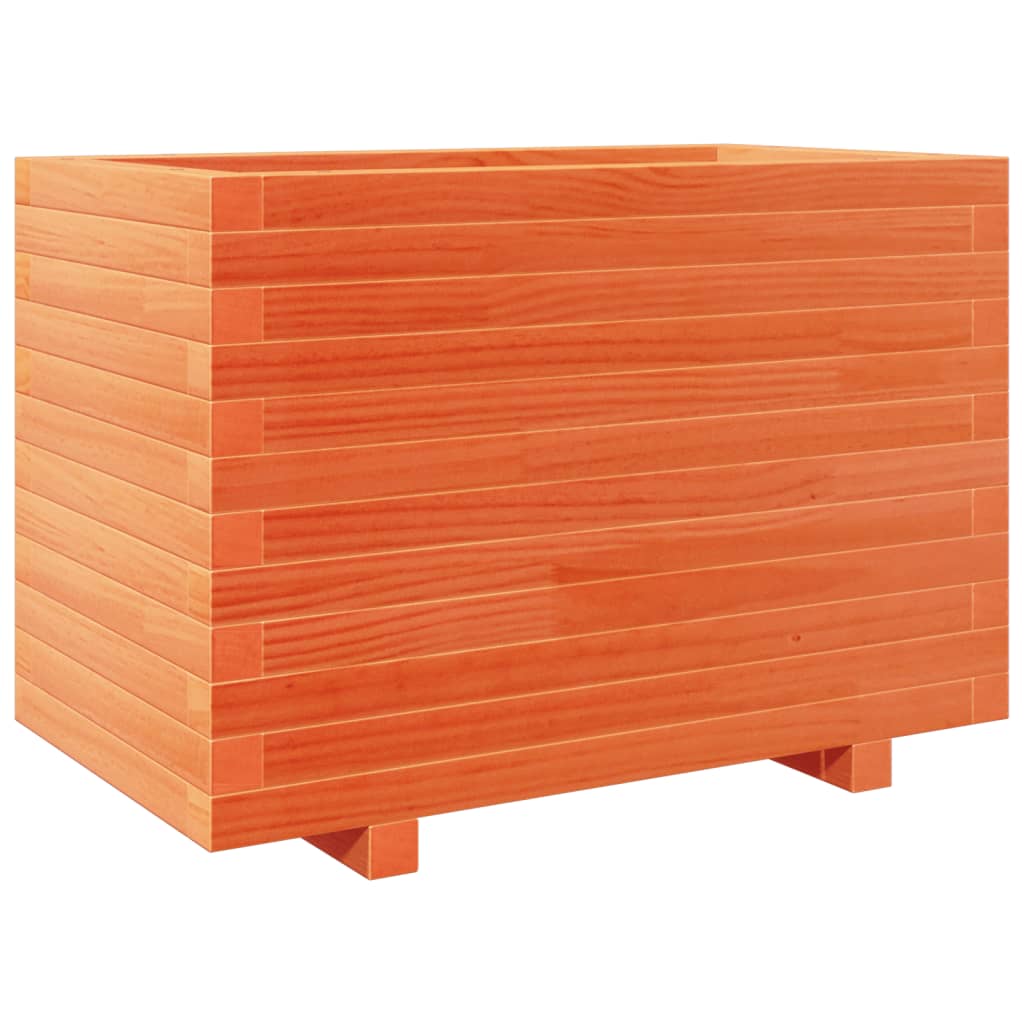 VidaXL Planning box 70x40x49.5 cm Solid pine wash brown