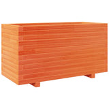 Vidaxl Planning box 90x40x49.5 cm Solid pine wash brown