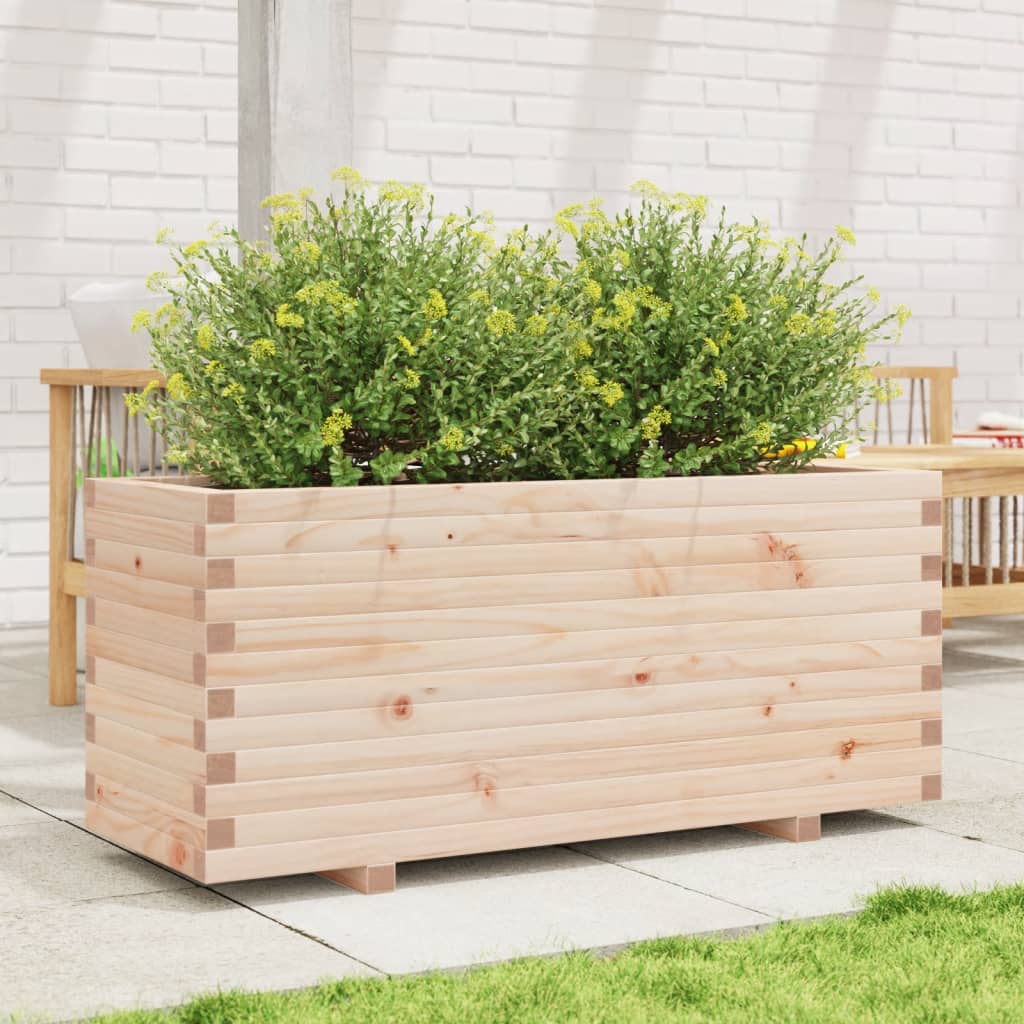 VidaXL Planning box 110x40x49.5 cm Solid pine