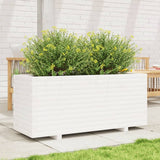 VidaXL Planning box 110x40x49.5 cm Solid pine white