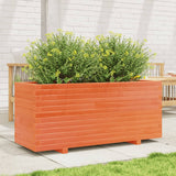 VidaXL Planning box 110x40x49.5 cm Solid pine wash brown