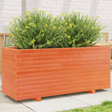 VidaXL Planning box 110x40x49.5 cm Solid pine wash brown