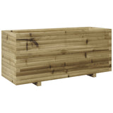 Casella di pianificazione Vidaxl 110x40x49.5 cm Pine impregnato
