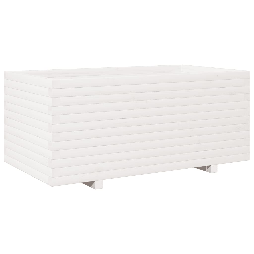 Casella di pianificazione Vidaxl 110x60x49.5 cm Pino di pino solido