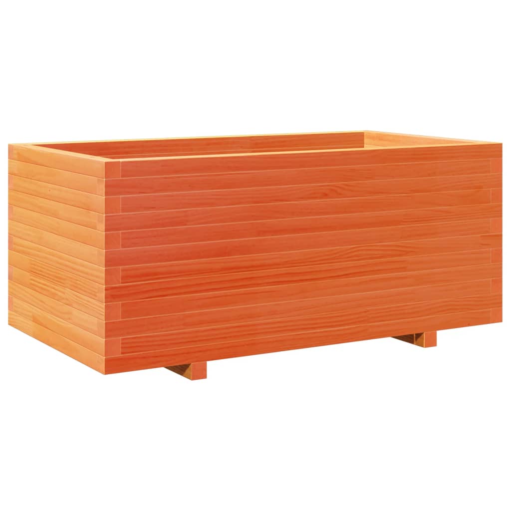 Vidaxl Planning box 110x60x49.5 cm Solid pine wash brown