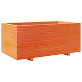 Vidaxl Planning box 110x60x49.5 cm Solid pine wash brown