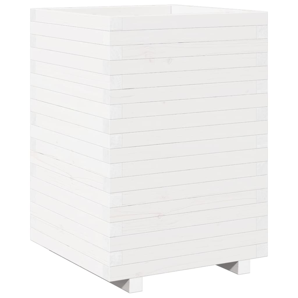 Casella di pianificazione Vidaxl 50x50x72.5 cm Pino solido