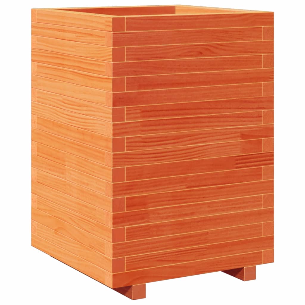 Casella di pianificazione Vidaxl 50x50x72.5 cm Pinna solida marrone
