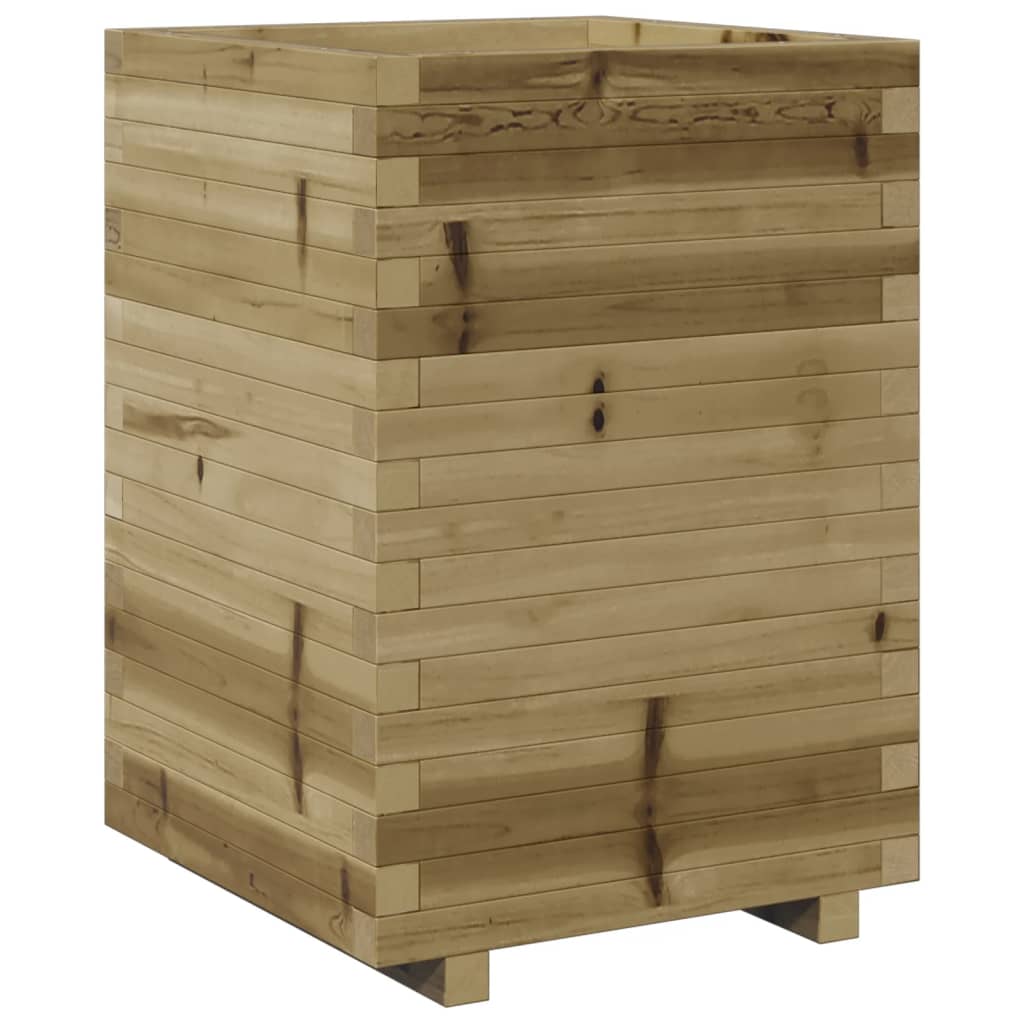 Casella di pianificazione Vidaxl 50x50x72.5 cm Pine impregnato