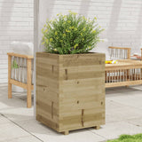 Casella di pianificazione Vidaxl 50x50x72.5 cm Pine impregnato