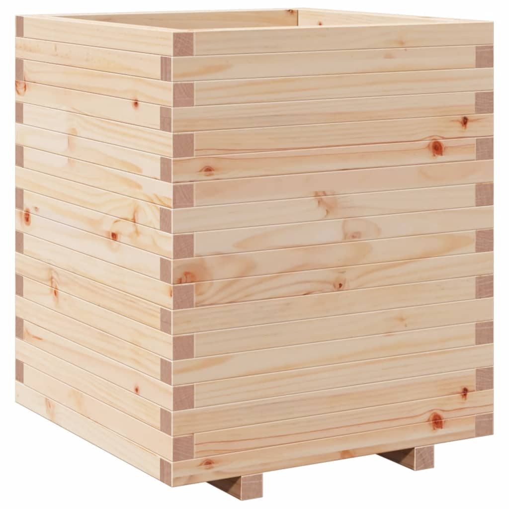 Casella di pianificazione Vidaxl 60x60x72.5 cm Pino solido