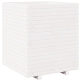 VidaXL Planter Big 60x60x72.5 cm Solid pine white