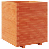 VidaXL Planning box 60x60x72.5 cm Solid pine wash brown