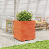 VidaXL Planning box 60x60x72.5 cm Solid pine wash brown