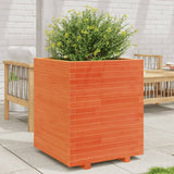 VidaXL Planning box 60x60x72.5 cm Solid pine wash brown