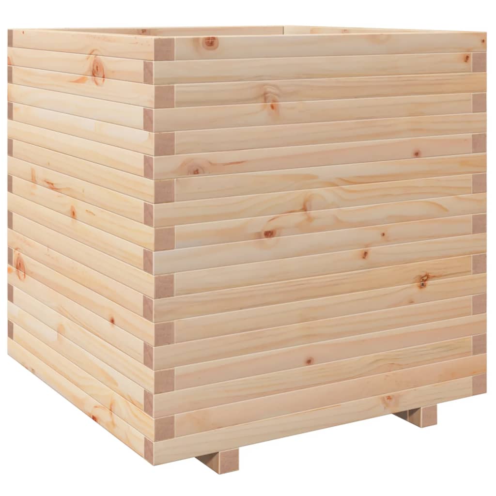 Casella di pianificazione Vidaxl 70x70x72.5 cm Pino solido