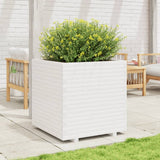 Plánovací box Vidaxl 70x70x72,5 cm pevná borovice bílá