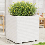 Plánovací box Vidaxl 70x70x72,5 cm pevná borovice bílá