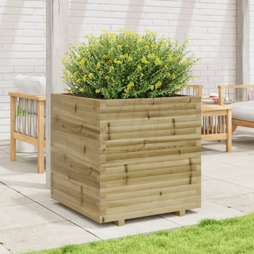 Casella di pianificazione Vidaxl 70x70x72.5 cm Pine impregnato