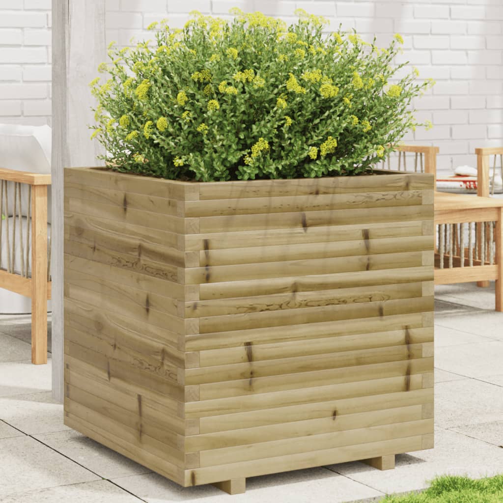 Casella di pianificazione Vidaxl 70x70x72.5 cm Pine impregnato