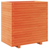 VidaXL Planning box 70x40x72.5 cm Solid pine wash brown
