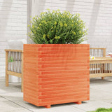 VidaXL Planning box 70x40x72.5 cm Solid pine wash brown