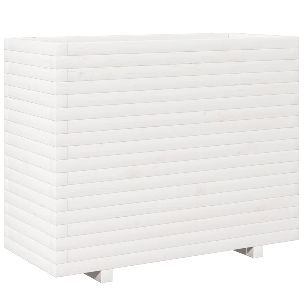 Vidaxl Planning box 90x40x72.5 cm Solid pine white