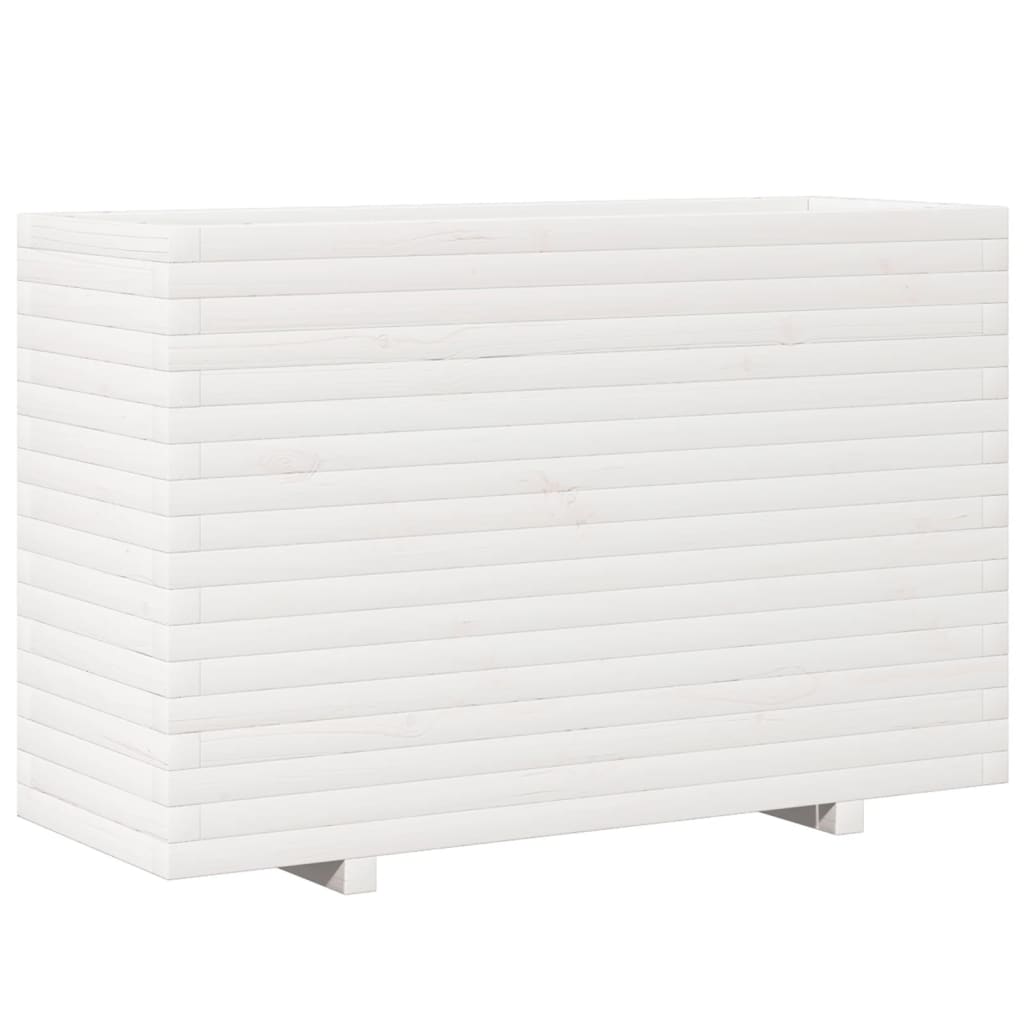 Vidaxl Planning box 110x40x72.5 cm Solid pine white
