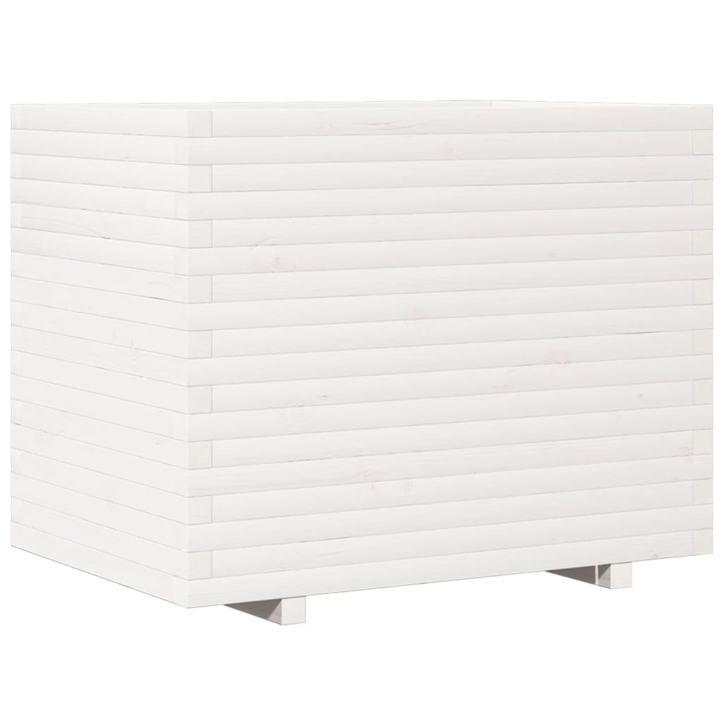 VidaXL Planning box 90x60x72.5 cm Solid pine white