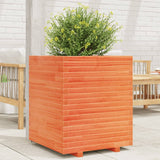Vidaxl Planning box 60x60x72 cm Solid pine wash brown