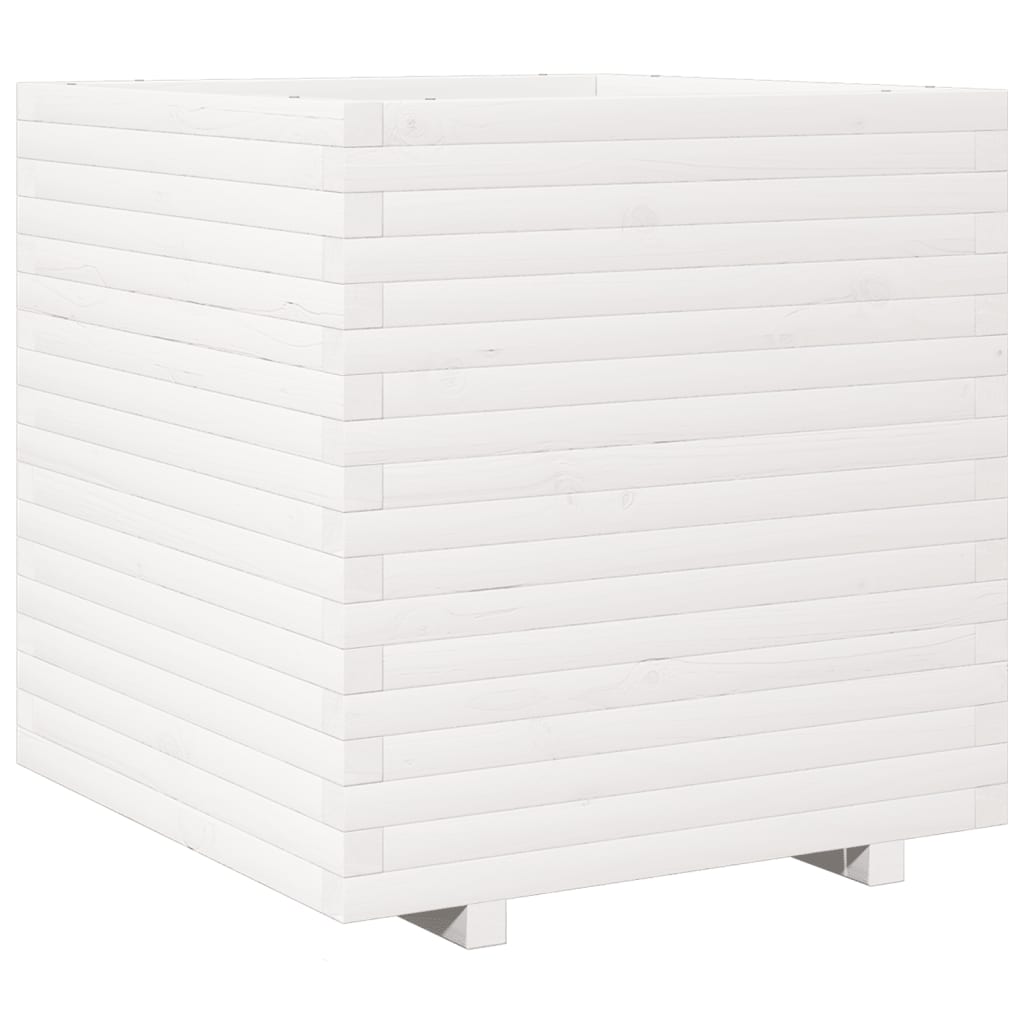 Vidaxl Planning box 70x70x72 cm Solid pine white